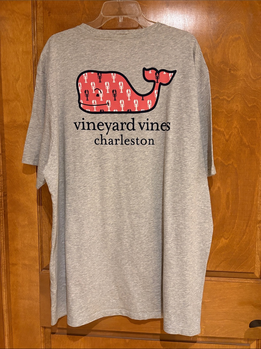 Vineyard Vines Gray Short-Sleeve Pocket Tee with Whale Logo - Picture 3 of 3